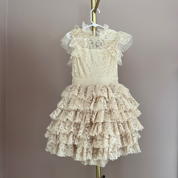 anouk petticoat dress in vintage ivory JOYANOUK